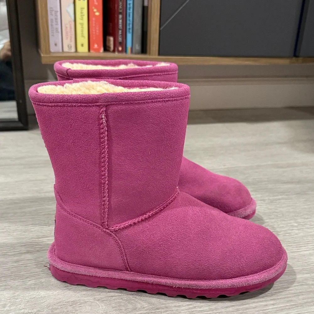 Bearpaw Sherpa lines boots for girls Pink/ Shearling Boots